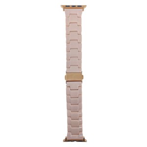 Nettech Apple Watch Seri 42/44 mm Uyumlu Metal Kordon (Pembe) NT-92290