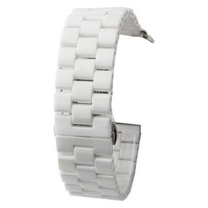 Nettech Apple Watch Seri 42/44 mm Uyumlu Metal Kordon (Beyaz) NT-92288