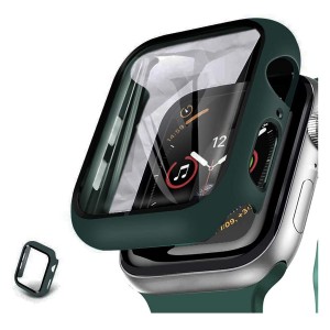 Nettech Apple Watch Series 4 44 mm Uyumlu 360 Ekran Kasa Koruma Full Cam Koruyucu (Yeşil) NT-92364