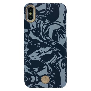 Kingxbar Apple iPhone XS Max Uyumlu Desenli Seri Arka Koruma Kılıf (Siyah) NT-92410
