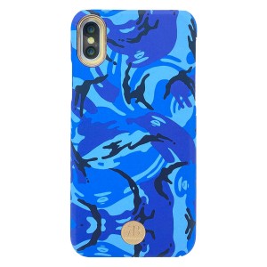 Kingxbar Apple iPhone XS Max Uyumlu Desenli Seri Arka Koruma Kılıf (Mavi) NT-92412