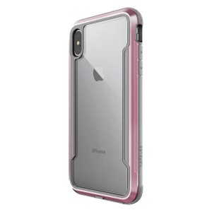Defense Apple iPhone XS Max Uyumlu Shield Tank Seri Arka Koruma Kılıf (Pembe) NT-92483
