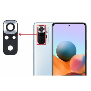 Teknonet Xiaomi Redmi Note 10 Pro 4G Uyumlu Çerçeveli Kamera Camı (Siyah) NT-92536