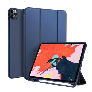 Nettech Apple iPad Pro 11 inç Uyumlu Flip Seri Kapaklı Kılıf (Lacivert) NT-92547