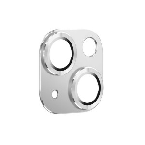 Nettech Apple iPhone 13 Uyumlu Metalik Seri Kamera Cam Koruyucu (Gri) NT-92651