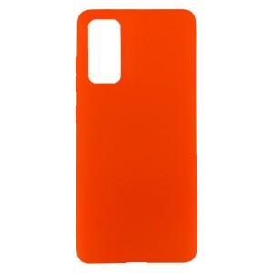 Nettech Samsung Galaxy S20 FE Uyumlu Suide Arka Koruma Kılıf (Turuncu) NT-92717