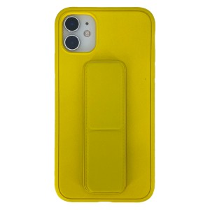 Nettech Apple iPhone 11 Uyumlu Manyetik Standlı Seri Arka Koruma Kılıf (Sarı) NT-92773