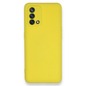 Nettech Oppo A74 Uyumlu Lansman Seri Arka Koruma Kılıf (Sarı) NT-92940