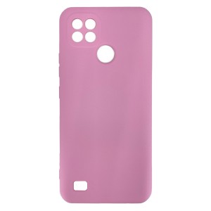 Nettech Realme C21 Uyumlu Nano Arka Koruma Kılıf (Pembe) NT-93207