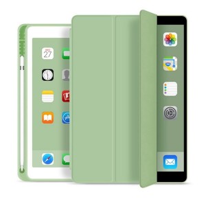 Nettech Apple iPad Air Uyumlu Premium Smart 360 Kalem Yuvalı Kapaklı Kılıf (Yeşil) NT-93236
