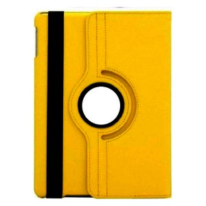 Nettech Samsung Galaxy Tab A7 Lite SM-T220 Uyumlu 360 Kapaklı Kılıf (Sarı) NT-93262