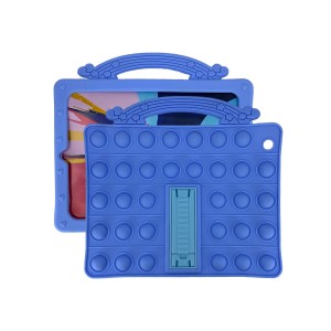 Nettech Apple iPad 2 Uyumlu Standlı Pop It Arka Koruma (Lila) NT-93278