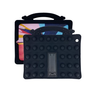 Nettech Apple iPad 2 Uyumlu Standlı Pop It Arka Koruma (Siyah) NT-93282