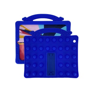 Nettech Apple iPad 2 Uyumlu Standlı Pop It Arka Koruma (Mavi) NT-93281