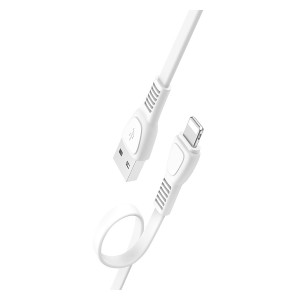 Teknonet TN-DC07 Plastik 100 Cm Lightning Şarj ve Data Kablosu (Beyaz) NT-92573