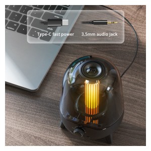 Nettech LP-20 Gece Lambalı Müzik Kutu Kablosuz Hoparlör - Speaker (Siyah) NT-92175