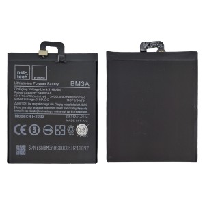 Teknonet Xiaomi Mi Note 3 Uyumlu Nettech NT-2002 BM3A 4000 MAh Batarya NT-82574