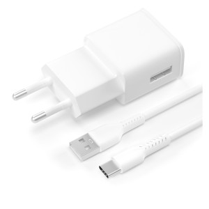 Teknonet TN-HCH02 10W 2100 mAh Type-C Kablo + Şarj Aleti (Beyaz) NT-92558
