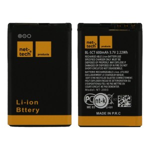 Teknonet Nokia Bl-5Ct Uyumlu Nettech 600 MAh Batarya NT-32435