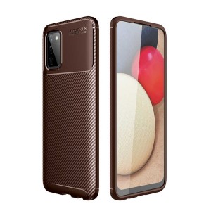 Zore Samsung Galaxy A03S Uyumlu NT-95381 Auto Seri Arka Koruma Kılıf (Kahverengi) NT-95381