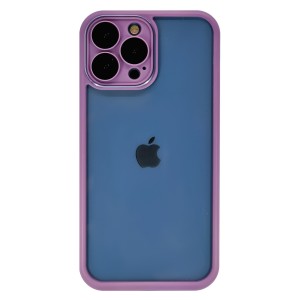 Nettech Apple iPhone 13 Pro Uyumlu Kamera Lens Koruyuculu Arka Koruma Kılıf (Mor) NT-95574