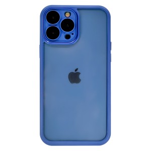 Nettech Apple iPhone 13 Pro Uyumlu Kamera Lens Koruyuculu Arka Koruma Kılıf (Füme) NT-95572