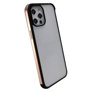 Nettech Apple iPhone 12 Pro Max Uyumlu NT-95434 Sparta Seri Arka Koruma Kılıf (Gold) NT-95434