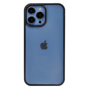Nettech Apple iPhone 13 Pro Uyumlu UltraGlass Seri Arka Koruma Kılıf (Siyah) NT-95457