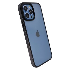 Nettech Apple iPhone 13 Pro Uyumlu NT-95457 UltraGlass Seri Arka Koruma Kılıf (Siyah) NT-95457