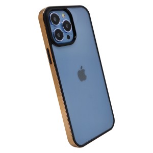 Nettech Apple iPhone 13 Pro Uyumlu NT-95459 UltraGlass Seri Arka Koruma Kılıf (Gold) NT-95459