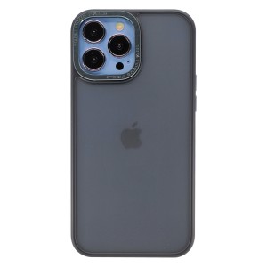 Nettech Apple iPhone 13 Pro Max Uyumlu Metal Focus Style Arka Koruma Kılıf (Siyah) NT-95697