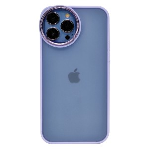 Nettech Apple iPhone 13 Pro Uyumlu Master Silindir Seri Arka Koruma Kılıf (Lila) NT-95484
