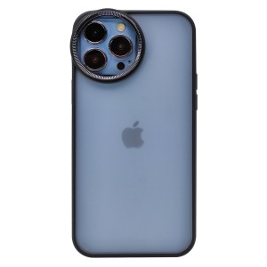 Nettech Apple iPhone 13 Pro Uyumlu Master Silindir Seri Arka Koruma Kılıf (Siyah) NT-95481