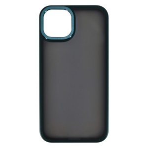 Nettech Apple iPhone 13 Mini Uyumlu Metal Focus Style Arka Koruma Kılıf (Yeşil) NT-95675