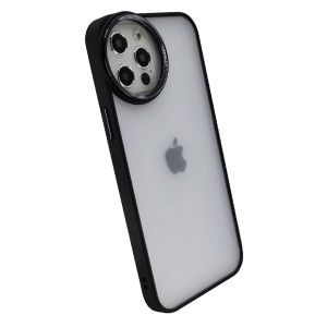 Nettech Apple iPhone 12 Pro Max Uyumlu NT-95471 Master Silindir Seri Arka Koruma Kılıf (Siyah) NT-95471