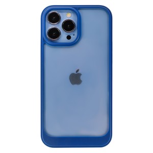 Nettech Apple iPhone 13 Pro Uyumlu Solid Frame Arka Koruma Kılıf (Mavi) NT-95829