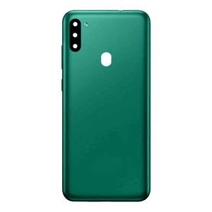 Teknonet Samsung Galaxy M11 Uyumlu NT-91012 Kamera Camlı Batarya Kapağı (Yeşil) NT-91012