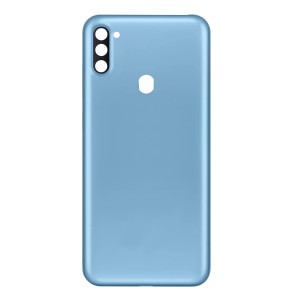 Teknonet Samsung Galaxy A11 Uyumlu NT-90939 Kamera Camlı Batarya Kapağı (Mavi) NT-90939