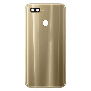 Teknonet Oppo Ax7 Uyumlu NT-90925 Kamera Camlı Batarya Kapağı (Gold) NT-90925