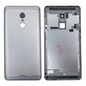 Teknonet Xiaomi Redmi Note 4X Uyumlu NT-84411 Kamera Camlı Batarya Kapağı (Gri) NT-84411