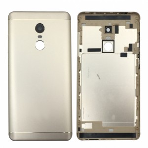Teknonet Xiaomi Redmi Note 4X Uyumlu NT-84410 Kamera Camlı Batarya Kapağı (Gold) NT-84410