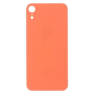 Teknonet Apple iPhone XR Uyumlu NT-84302 Geniş Kamera Camlı Batarya Kapağı (Pembe) NT-84302