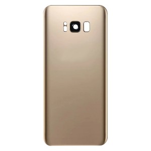 Teknonet Samsung Galaxy G955 S8 Plus Uyumlu NT-84205 Kamera Camlı Batarya Kapağı (Gold) NT-84205