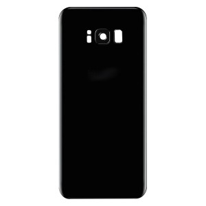 Teknonet Samsung Galaxy G955 S8 Plus Uyumlu NT-84204 Kamera Camlı Batarya Kapağı (Siyah) NT-84204