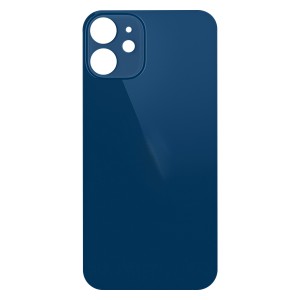 Teknonet Apple iPhone 12 Mini Uyumlu NT-83849 Geniş Kamera Camlı Batarya Kapağı (Mavi) NT-83849