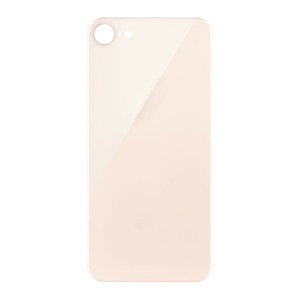 Teknonet Apple iPhone 8 Uyumlu NT-80829 Geniş Kamera Camlı Batarya Kapağı (Gold) NT-80829