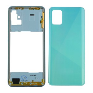 Teknonet Samsung Galaxy A51 Uyumlu VR-21223 Batarya Kapağı (Su Yeşili) VR-21223