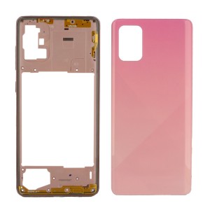 Teknonet Samsung Galaxy A71 Uyumlu VR-21219 Batarya Kapağı (Kum Pembesi) VR-21219