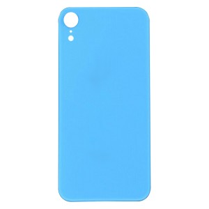 Teknonet Apple iPhone XR Uyumlu VR-12700 Geniş Kamera Camlı Batarya Kapağı (Mavi) VR-12700
