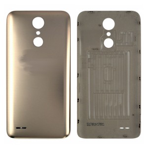 Teknonet LG K10 2017 Uyumlu NT-24640 Batarya Kapağı (Gold) NT-24640